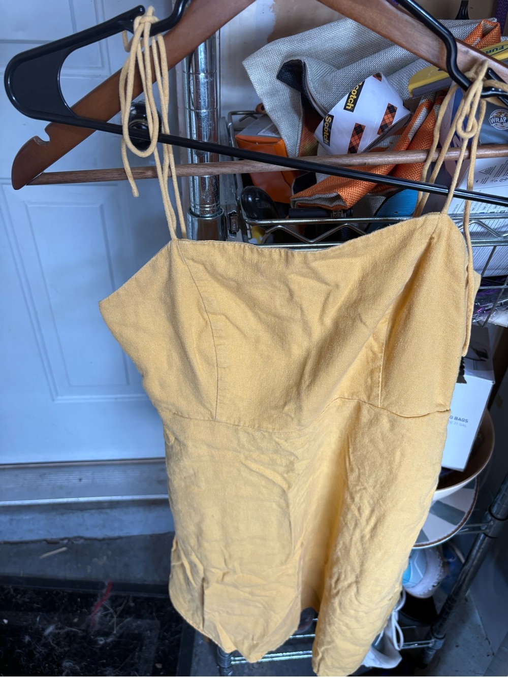Old Navy Yellow Spaghetti-Strap Mini Dress